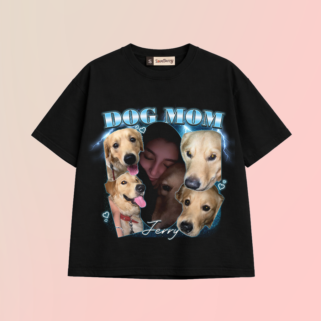 Custom Vintage Rap Tshirt for Pet Owners